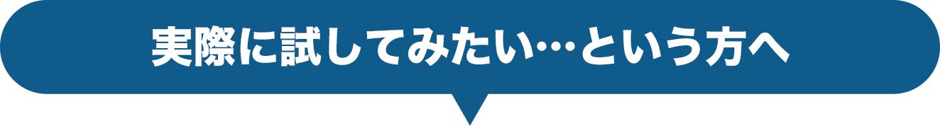 実際に試してみたい…という方へ